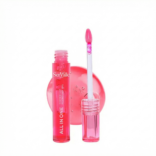 All-in-One Lip Plumping Oil för tonad glans